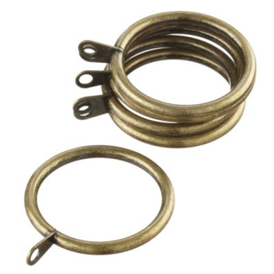 Homestyle Steelworks Antique Brass Rings 6-pack