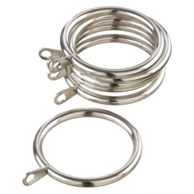 Homestyle Steelworks Brushed Chrome Rings 6-pack