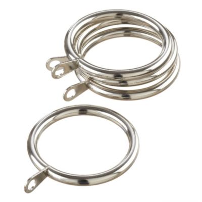 Homestyle FX Brushed Chrome Metal Rings 4-pack