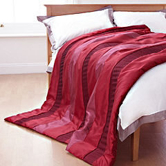 Red Quilted Throw