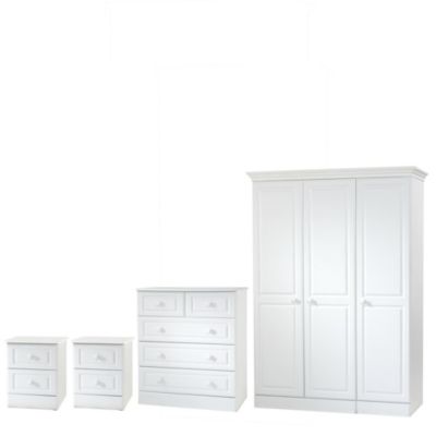 Consort Valencia 3-door Wardrobe   Chest of Drawers   2