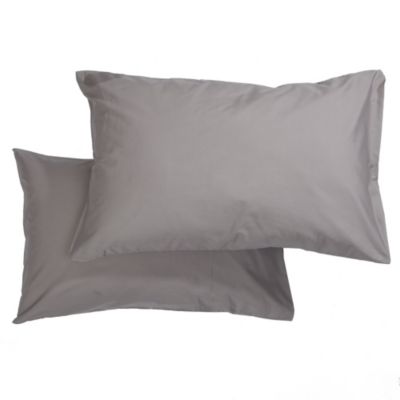 Tu Grey Non-iron Pillowcase Pair