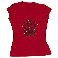 Tu Crown T-shirt White and Red