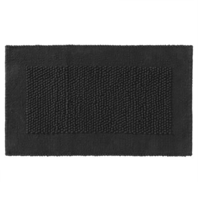 Home Collection Slate Chenille Bobble Bath Mat