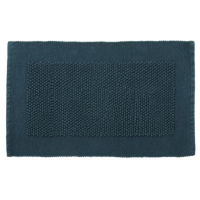 Home Collection  Soft Teal Chenille Bobble Bath Mat