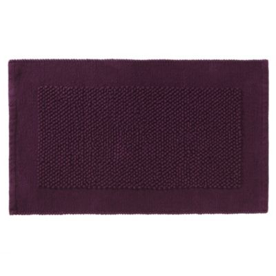 Home Collection Plum Chenille Bobble Bath Mat