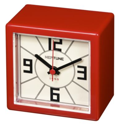 Tu Red Retro Mantel Clock
