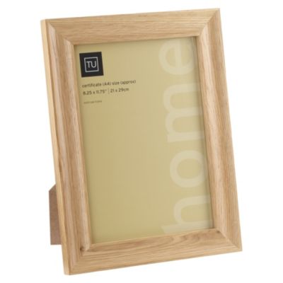 Tu Solid Oak Certificate Frame