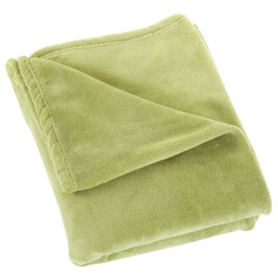 Supersoft Fleece Throw Green