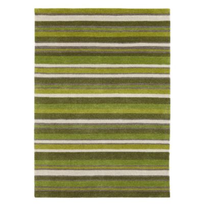 Tu Green Stripe Rug
