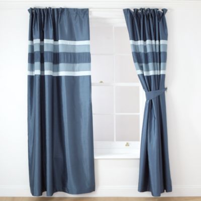 Tu Teal Panel Pencil Pleat Curtains