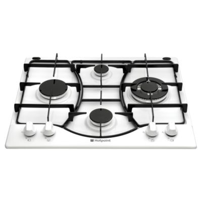 Hotpoint GF640W Integrated 60CM White Gas Hob