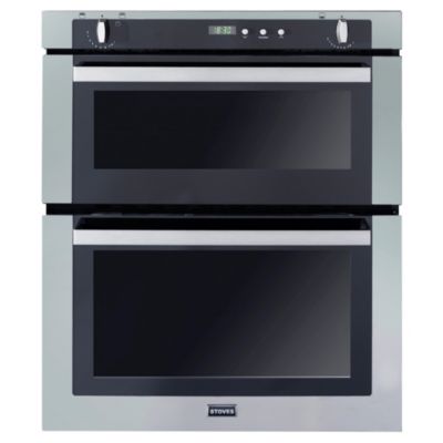 Stoves SGB700PS Built-under Stainless Steel Double Oven