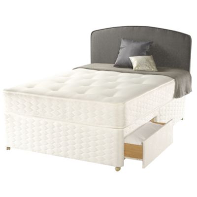 Sealy Simply Firm 2-drawer Storage Divan Bed