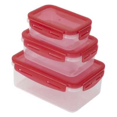 Klip Lock Red 3-piece Set