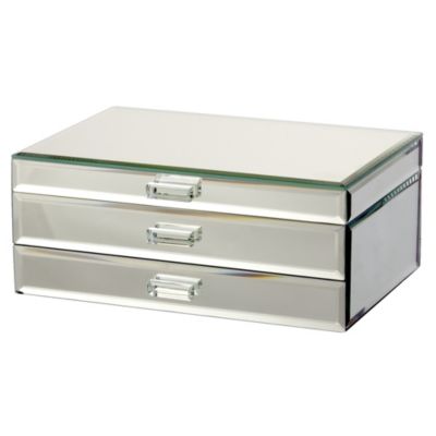 Tu Large Plain Mirror Jewellery Box