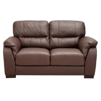 Palma Regular Chocolate Leather Sofa