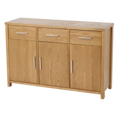 Sussex Oak Veneer Sideboard