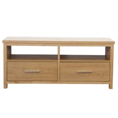 Sussex Oak Veneer Entertainment Unit