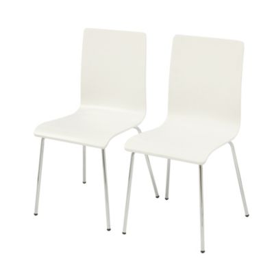 Esta Set of 4 White Chairs