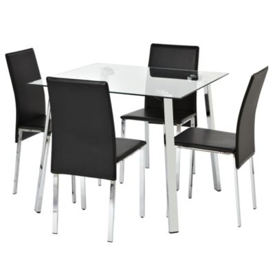 Kaitlin Glass Square Dining Table