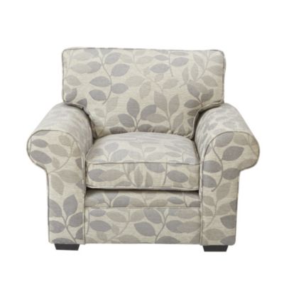 Sofia Floral Grey Chair