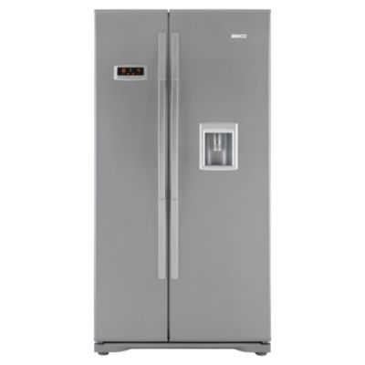 Beko GL22APS Silver USA Style Fridge Freezer