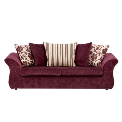 Sadie Large Aubergine Sofa