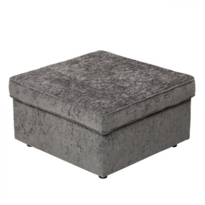 Sadie Charcoal Footstool