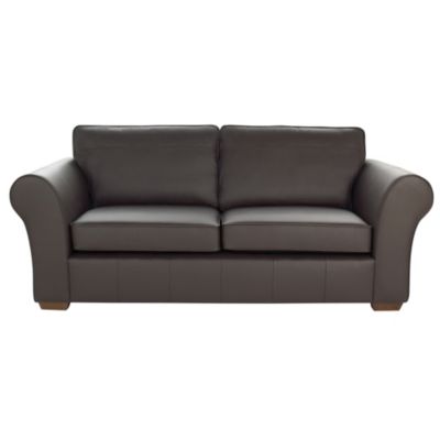 Westbridge Wicken Large Chocolate Leather Sofa Bed