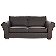 Wicken Large Chocolate Leather Sofa Bed