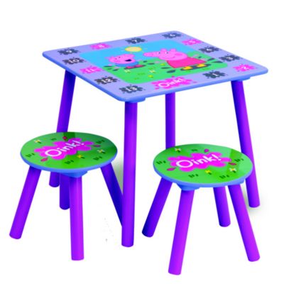Peppa Pig Table and Stools