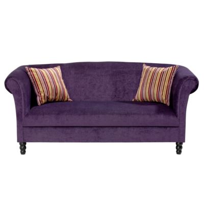 Portobello Large Aubergine Sofa