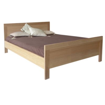 Melbourne Oak Veneer Double Bedstead