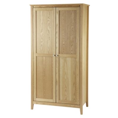 Savannah Ash Veneer 2-door Wardrobe