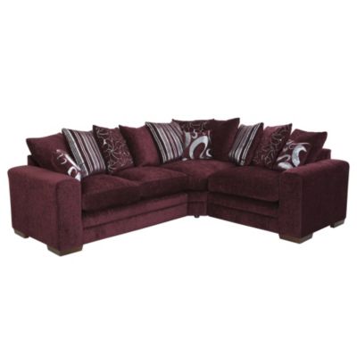 Ava Aubergine Right Hand Corner Group