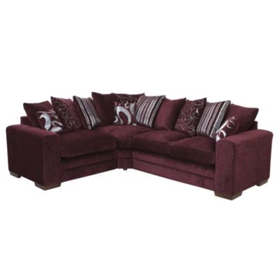 Ava  Left-hand Aubergine Corner Group