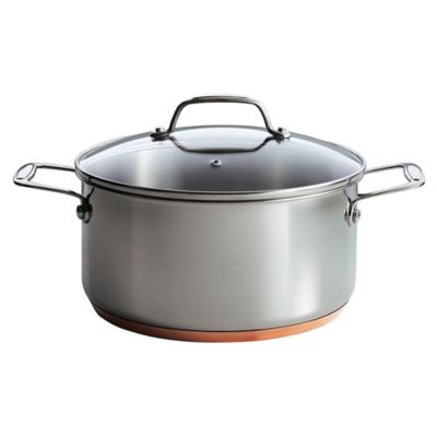 Cook's Collection 24cm Copper Bottom Stockpot