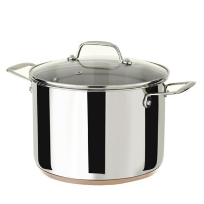 Cook's Collection Large Copper Bottom Stockpot
