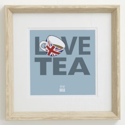 Gallery Love Tea Framed Wall Art 15x15cm