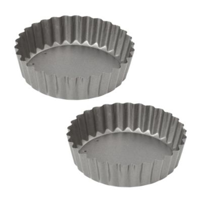 Sainsbury's Non-stick Small Deep Flan Dish 2-pack