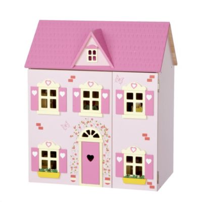 Wooden Dolls' House and Furniture Pack
