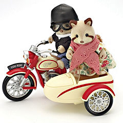 Sylvanian Families Motorcycle and Sidecar