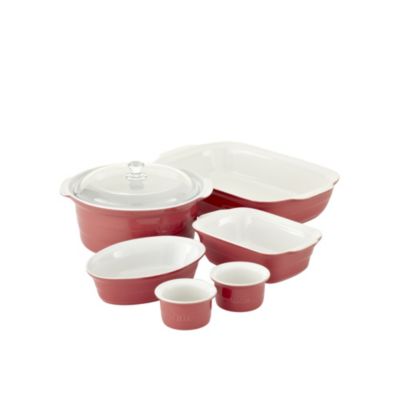 Pyrex 6-piece Red Ceramic Set