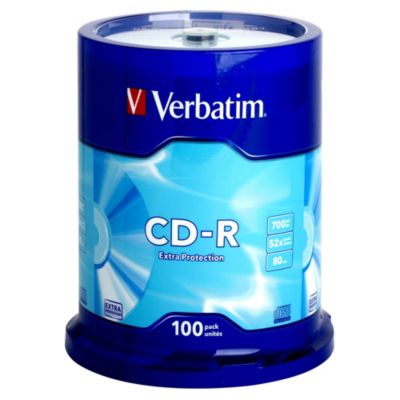 Verbatim CD-R Blank Disks 100-pack