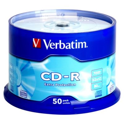 Verbatim CD-R Blank Disks 50-pack