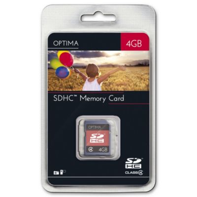 Optima 4GB SDHC Memory Card