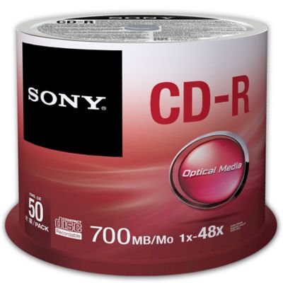 Sony CD-R Blank Disks 50 Pack