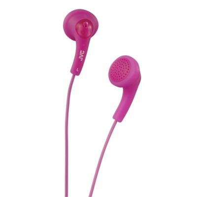 JVC HA-F150 Gumy Ear Bud Headphones Pink