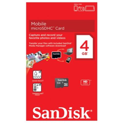 SanDisk 4GB Micro SD Memory Card